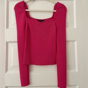 Strut & Bolt Pink Knit Top